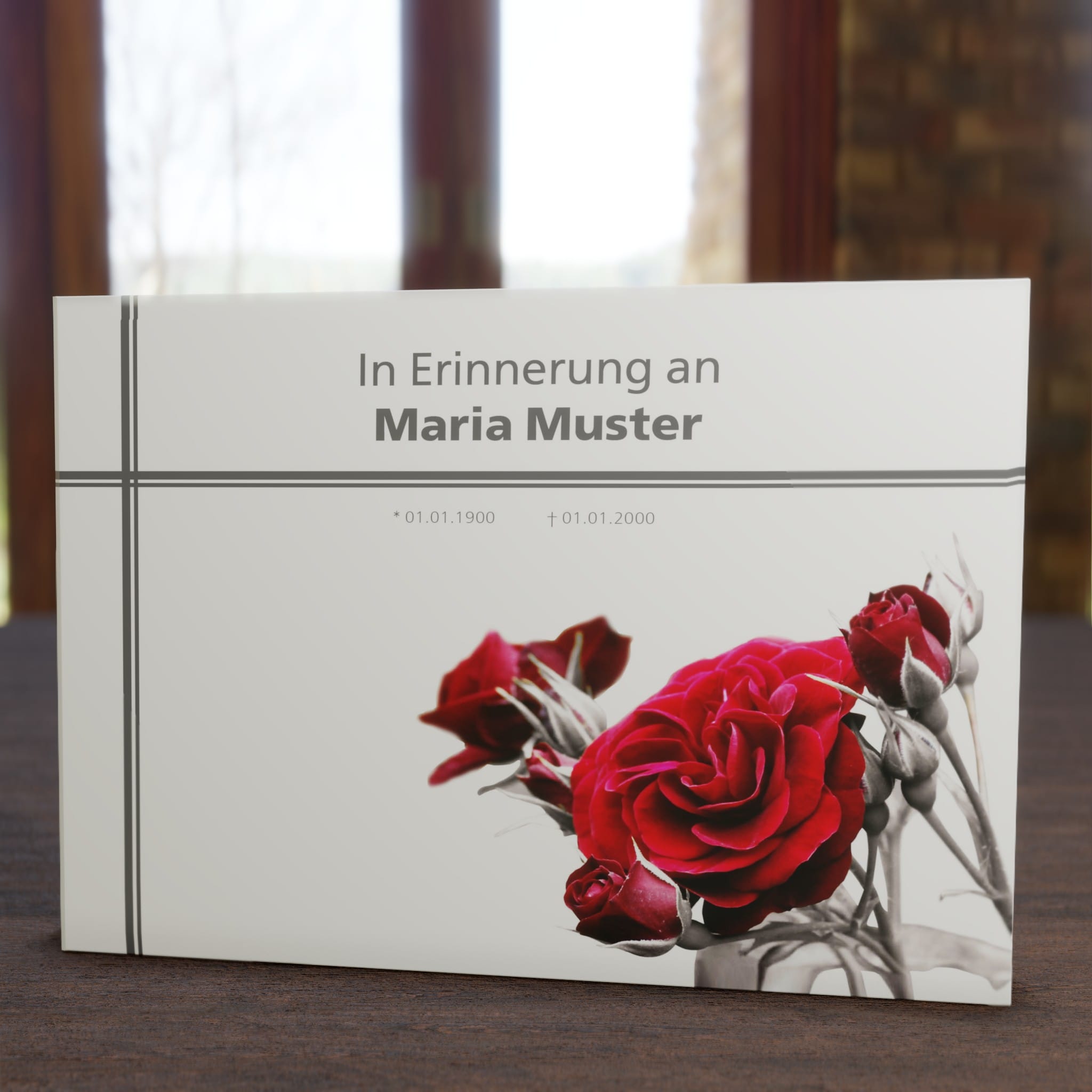 Erinnerungsfotobuch Rose