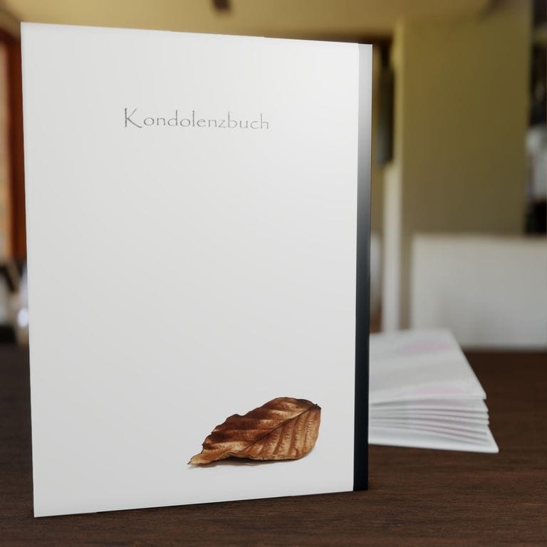 Kondolenzbuch Blatt <br><small>1 Stück 16,68€</small>